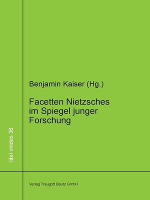 cover image of Facetten Nietzsches im Spiegel junger Forschung